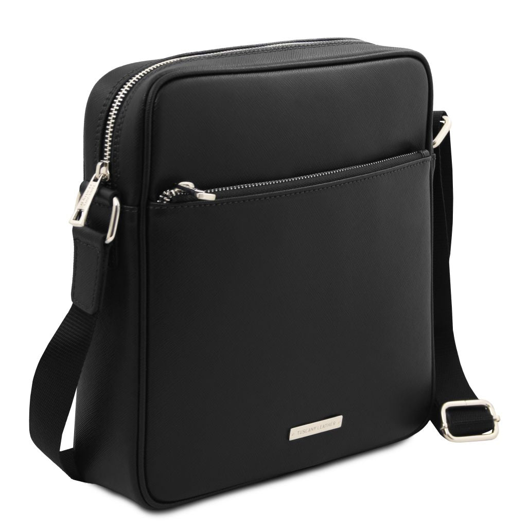 luke-saffiano-leather-crossbody-bag-for-men-tl142550 - Musta - kuva 2