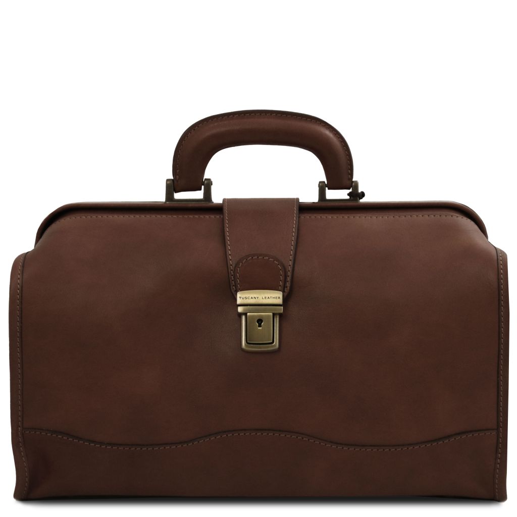 raffaello-doctor-leather-bag-tl142332 - Tummanruskea