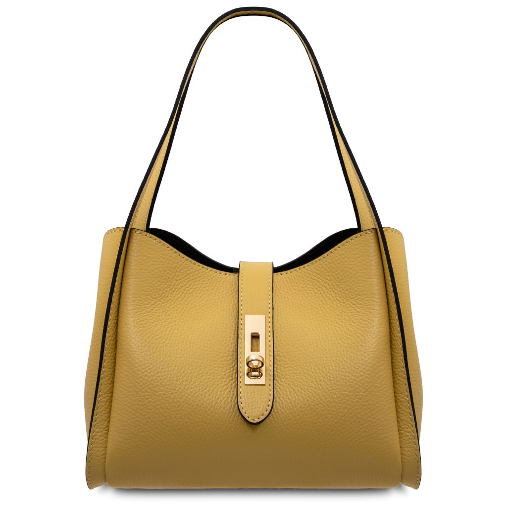 soave-soft-leather-handbag-tl142583 - Pastellinkeltainen