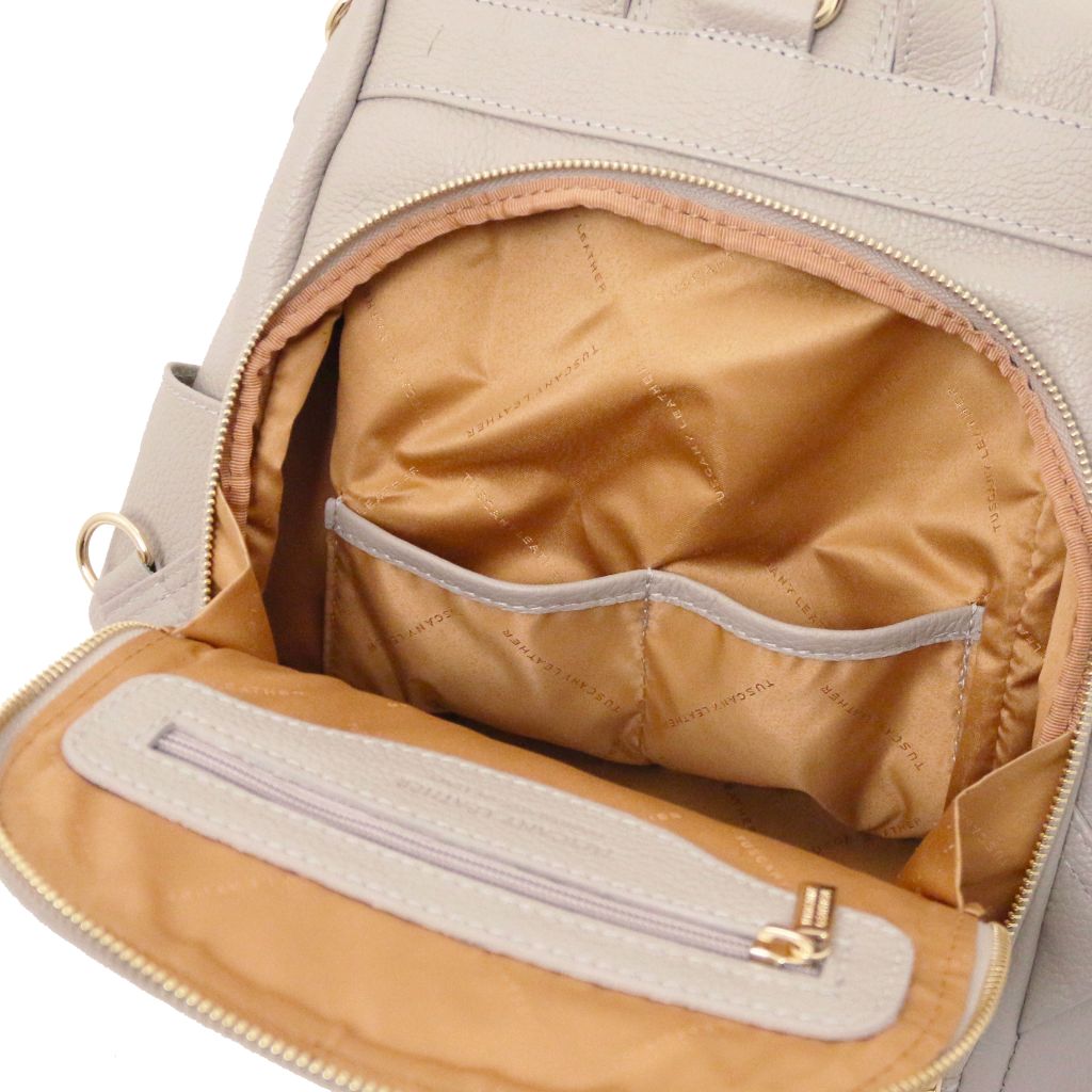 tl-bag-soft-leather-backpack-tl142138 - Light grey - kuva 5