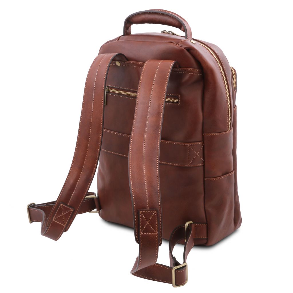 melbourne-leather-laptop-backpack-tl142205 - Ruskea - kuva 3