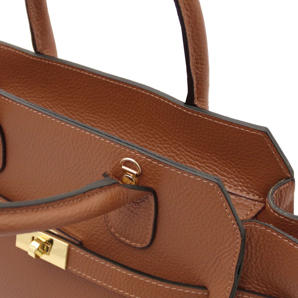 origami-leather-tote-tl142507 - Konjakki - kuva 6