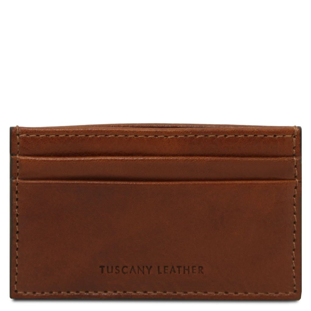 leather-credit-card-holder-tl142473 - Ruskea