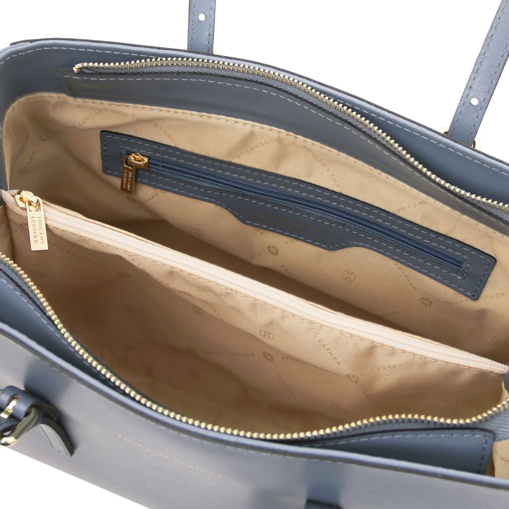 tl-bag-leather-shoulder-bag-tl142037 - Deniminsininen - kuva 5