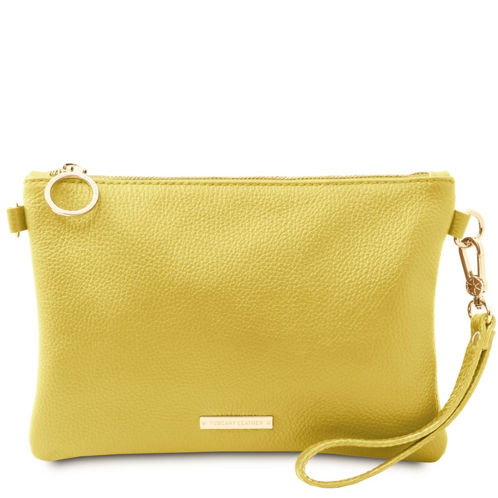 tl-bag-soft-leather-clutch-tl142029 - Keltainen