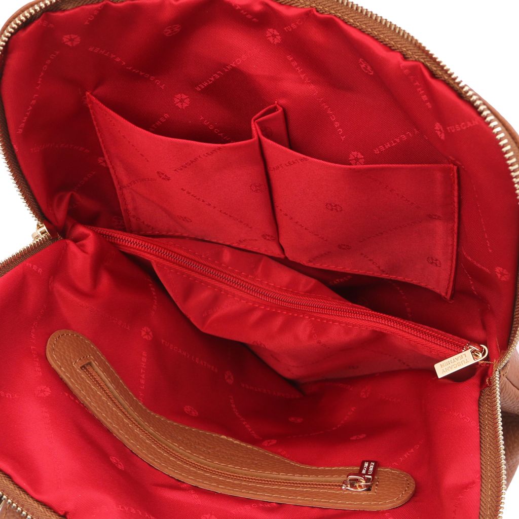 tl-bag-soft-leather-backpack-for-women-tl141682 - Konjakki - kuva 5