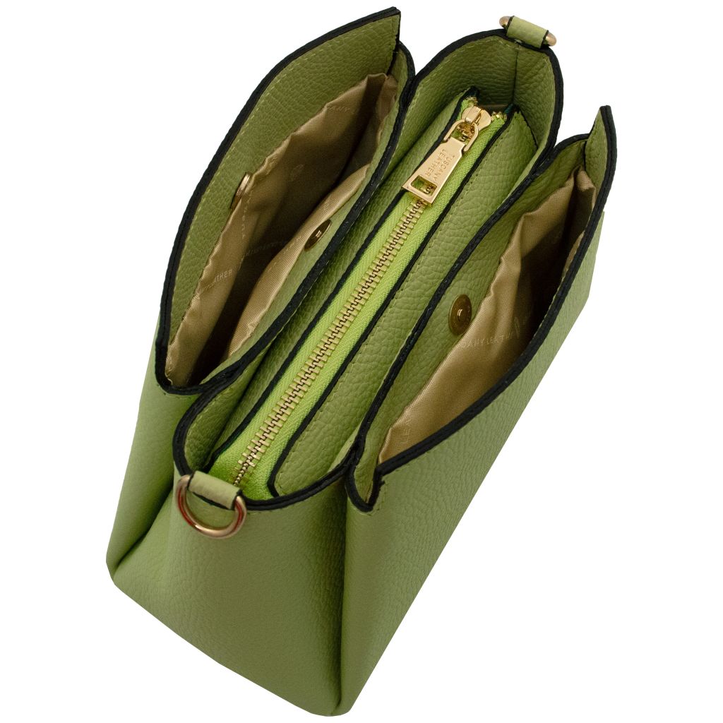 abby-leather-handbag-tl142500 - Limenvihreä - kuva 4