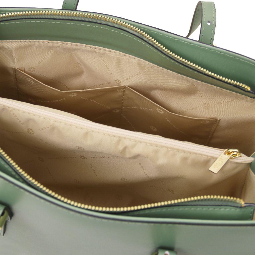 tl-bag-leather-shoulder-bag-tl142037 - Mintunvihreä - kuva 6