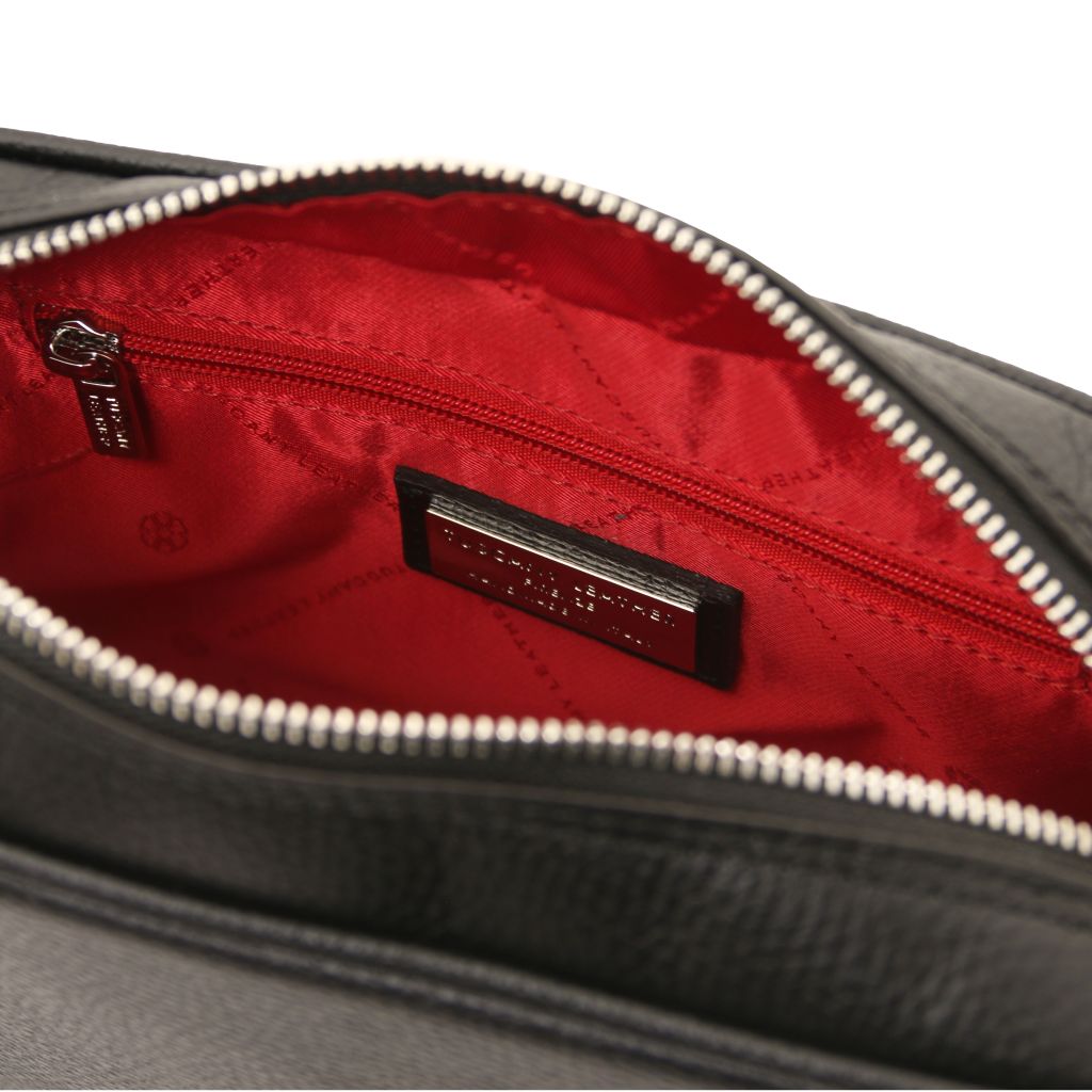 cubetto-leather-shoulder-bag-tl142499 - Musta - kuva 6