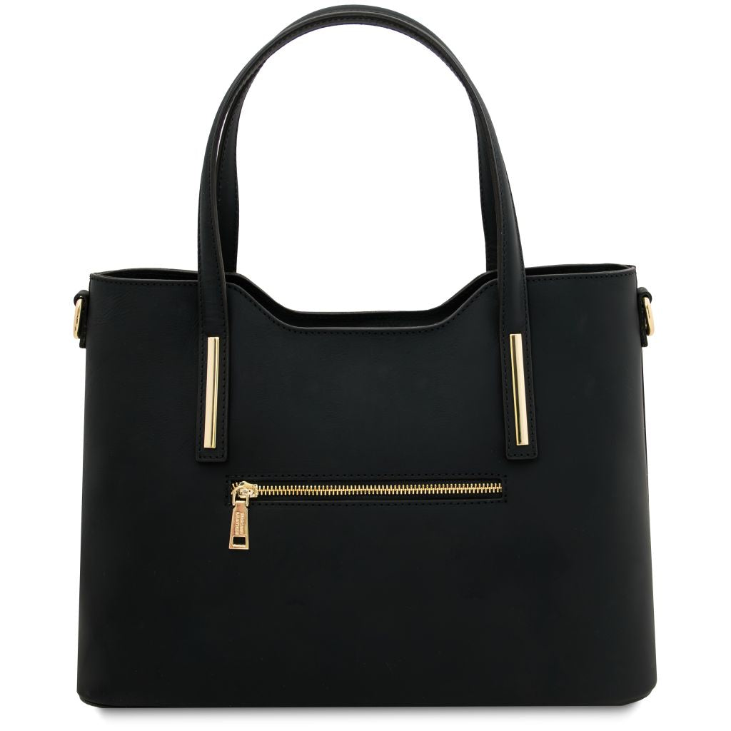 olimpia-leather-tote-tl142561 - Musta - kuva 3