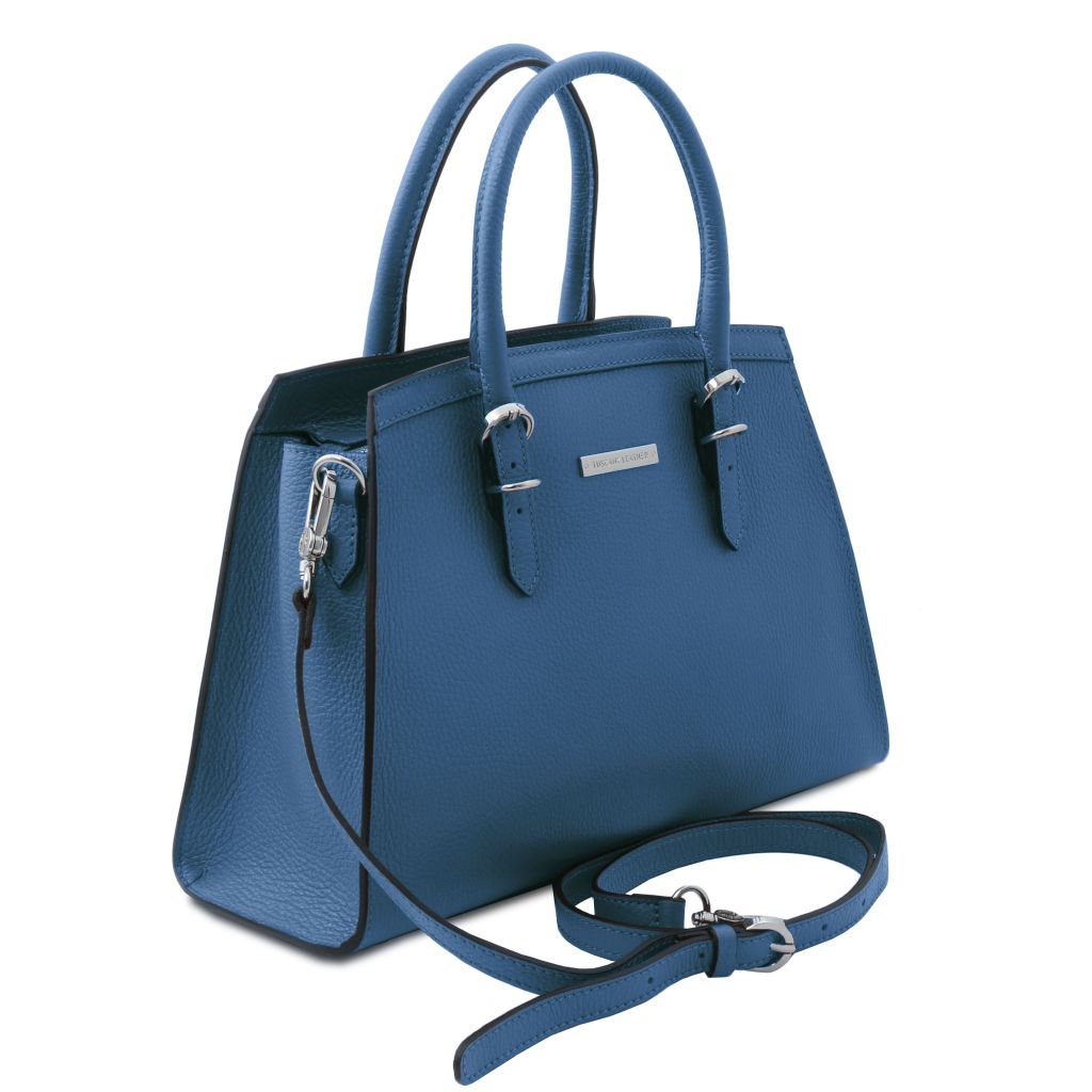 tl-bag-leather-handbag-tl142147 - Deniminsininen - kuva 2