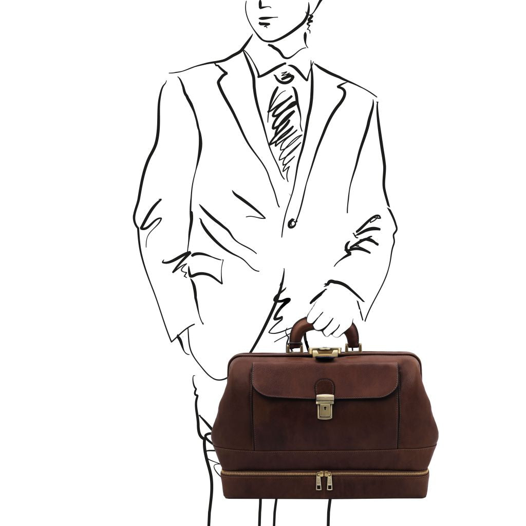 giotto-exclusive-double-bottom-leather-doctor-bag-tl142344 - Tummanruskea - kuva 10