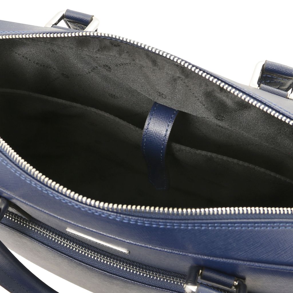 torino-saffiano-leather-laptop-briefcase-tl142551 - Tummansininen - kuva 6