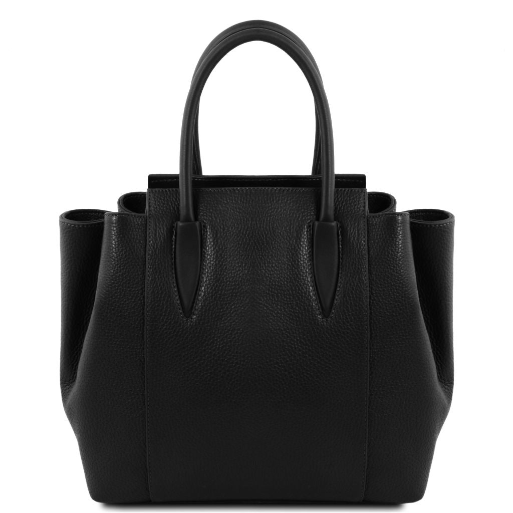 tulipan-leather-handbag-tl141727 - Musta - kuva 3