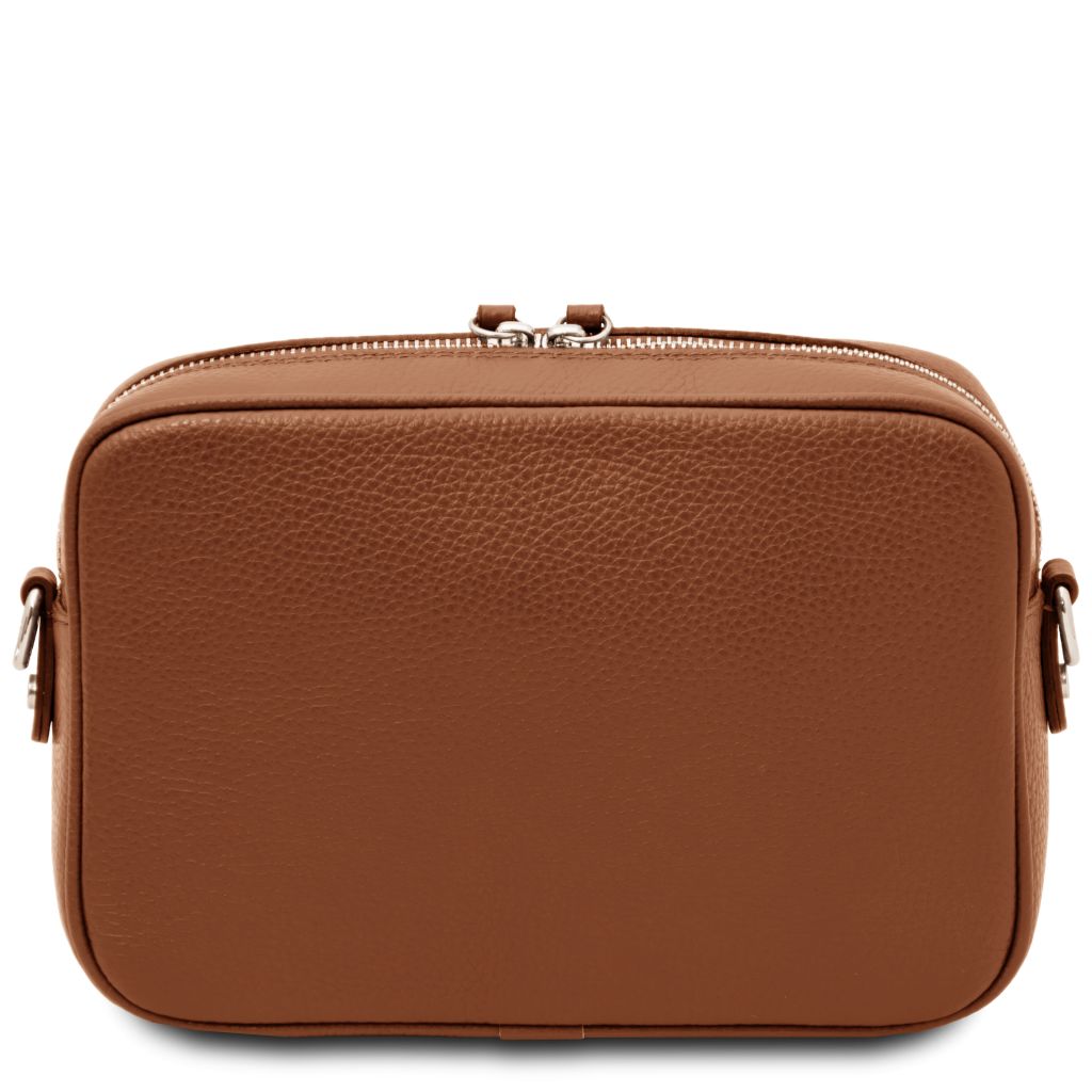 cubetto-leather-shoulder-bag-tl142499 - Konjakki - kuva 3