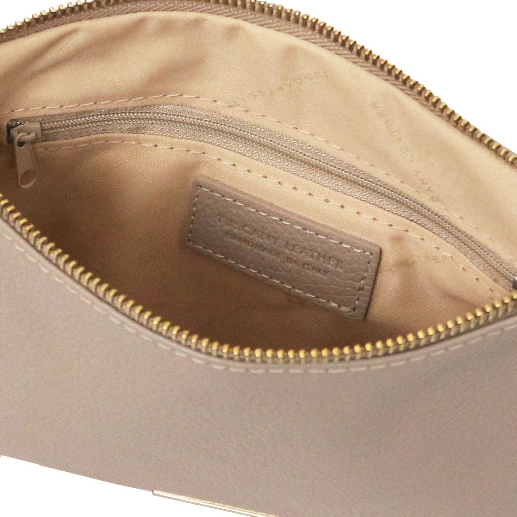 tl-bag-soft-leather-clutch-tl142029 - Vaalea taupe - kuva 3