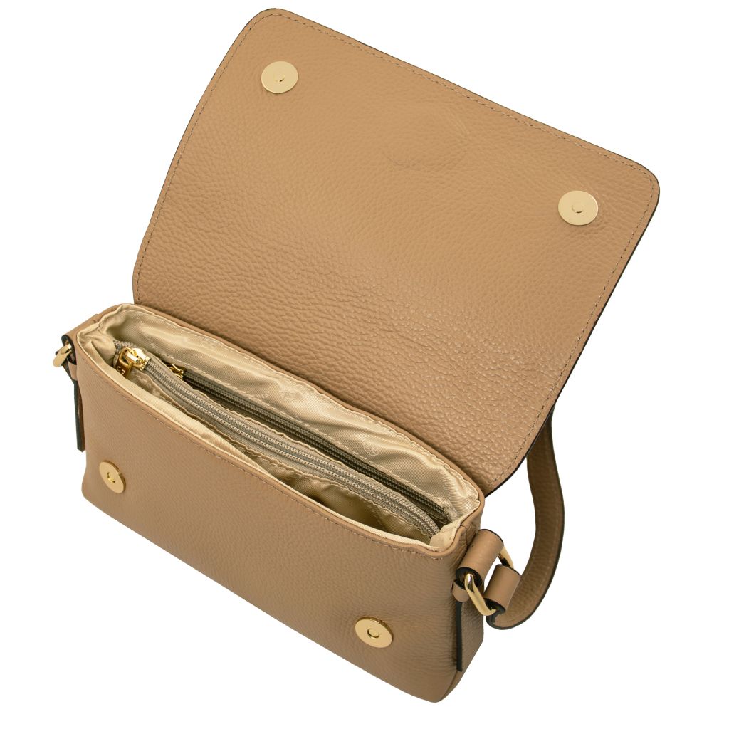 biscuit-soft-leather-shoulder-bag-tl142582 - Karamelli - kuva 4