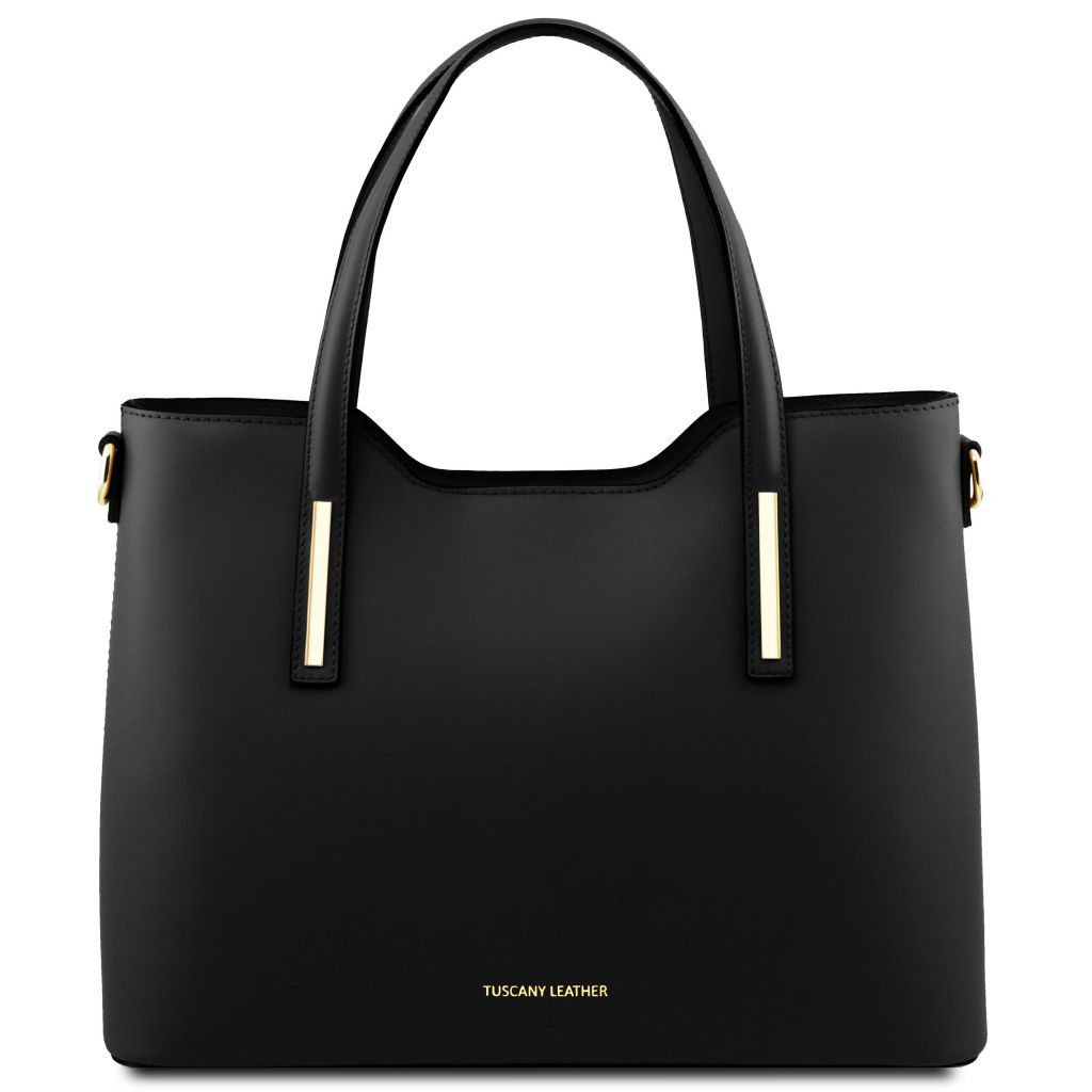 olimpia-leather-tote-tl141412 - Musta