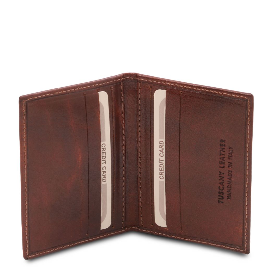 exclusive-leather-card-holder-tl142063 - Ruskea - kuva 2