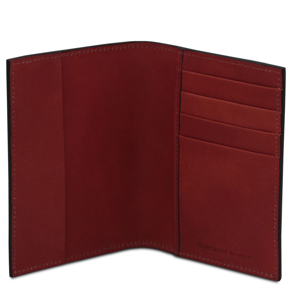 leather-passport-cover-tl142605 - Punainen - kuva 2