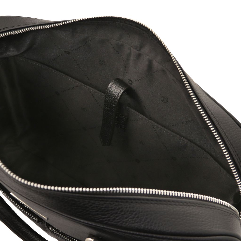 treviso-leather-laptop-briefcase-tl142546 - Musta - kuva 6