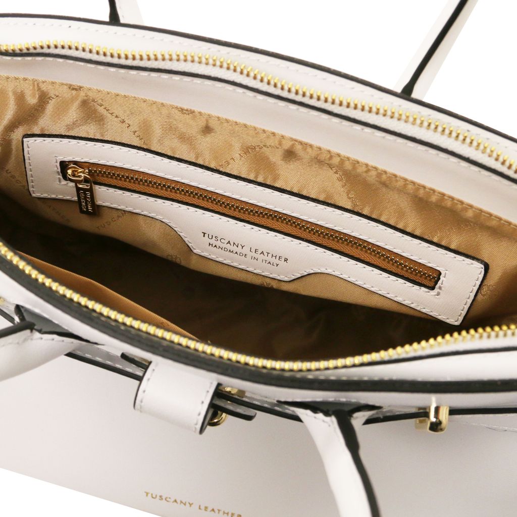 tl-bag-leather-handbag-tl142174 - Valkoinen - kuva 5