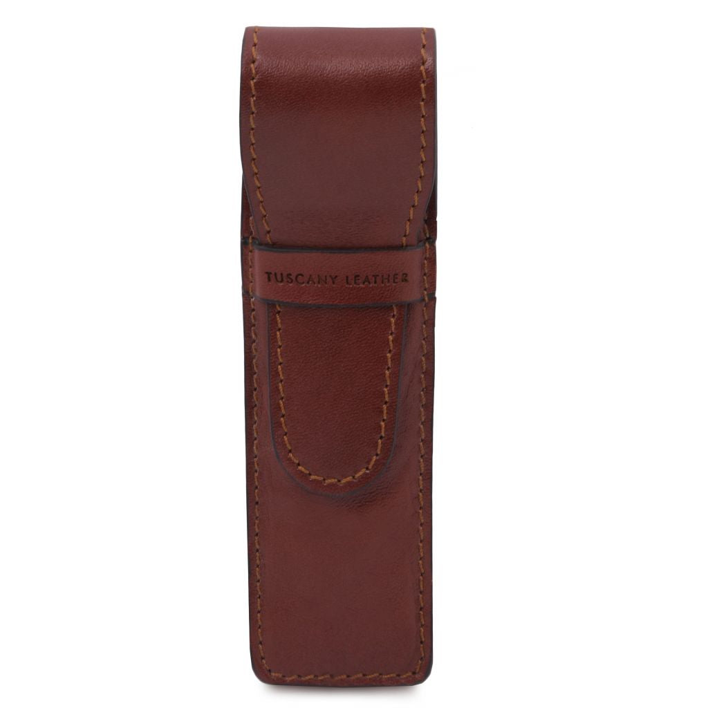 exclusive-leather-pen-holder-tl142131 - Ruskea