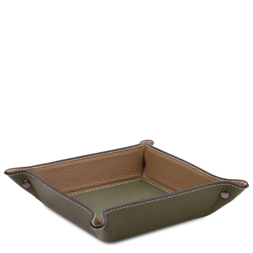 leather-valet-tray-tl142159 - Oliivinvihreä