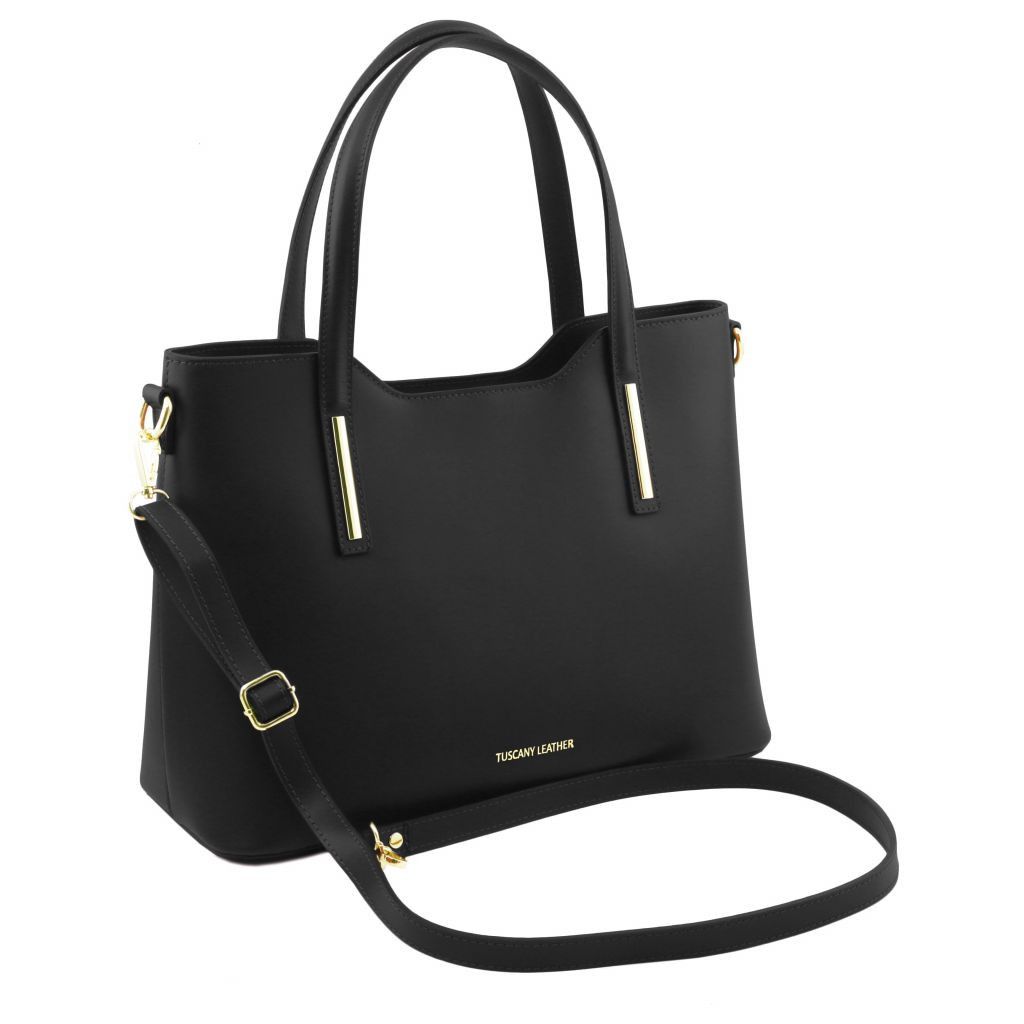 olimpia-leather-tote-tl141412 - Musta - kuva 2