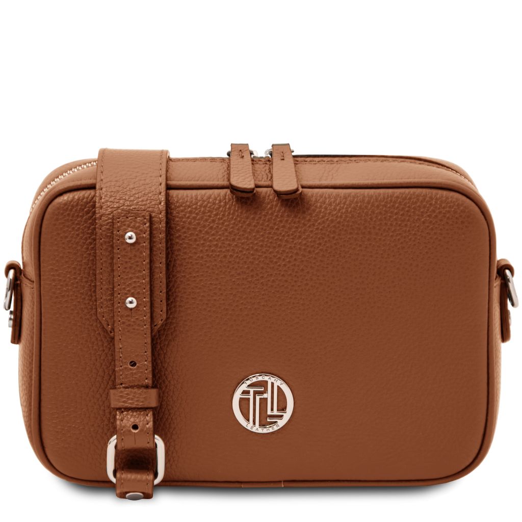 cubetto-leather-shoulder-bag-tl142499 - Konjakki