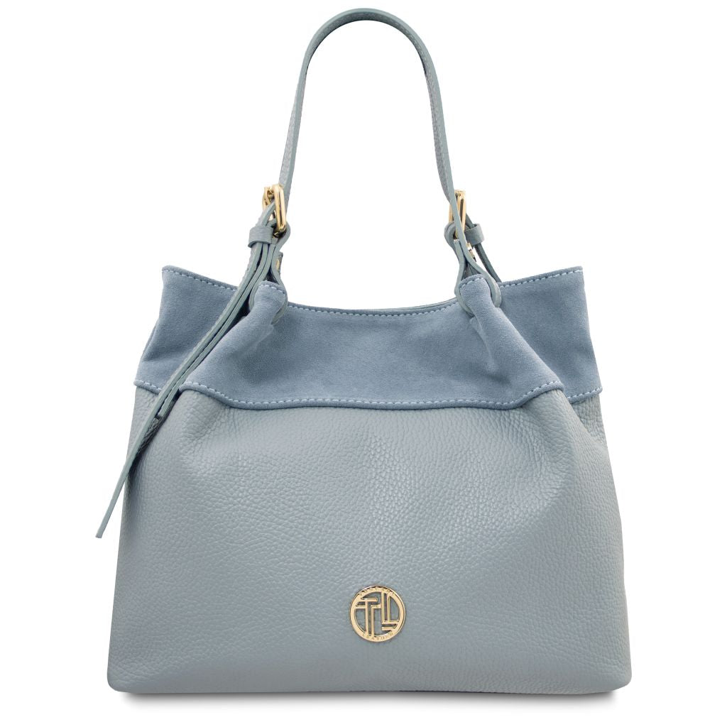 diade-soft-leather-shopping-bag-tl142587 - Vaaleansininen