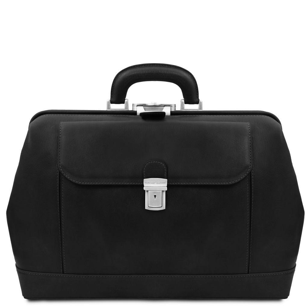 leonardo-exclusive-leather-doctor-bag-tl142342 - Musta