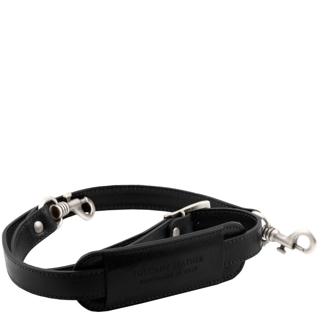 tl-voyager-adjustable-leather-shoulder-strap-tl141929 - Musta