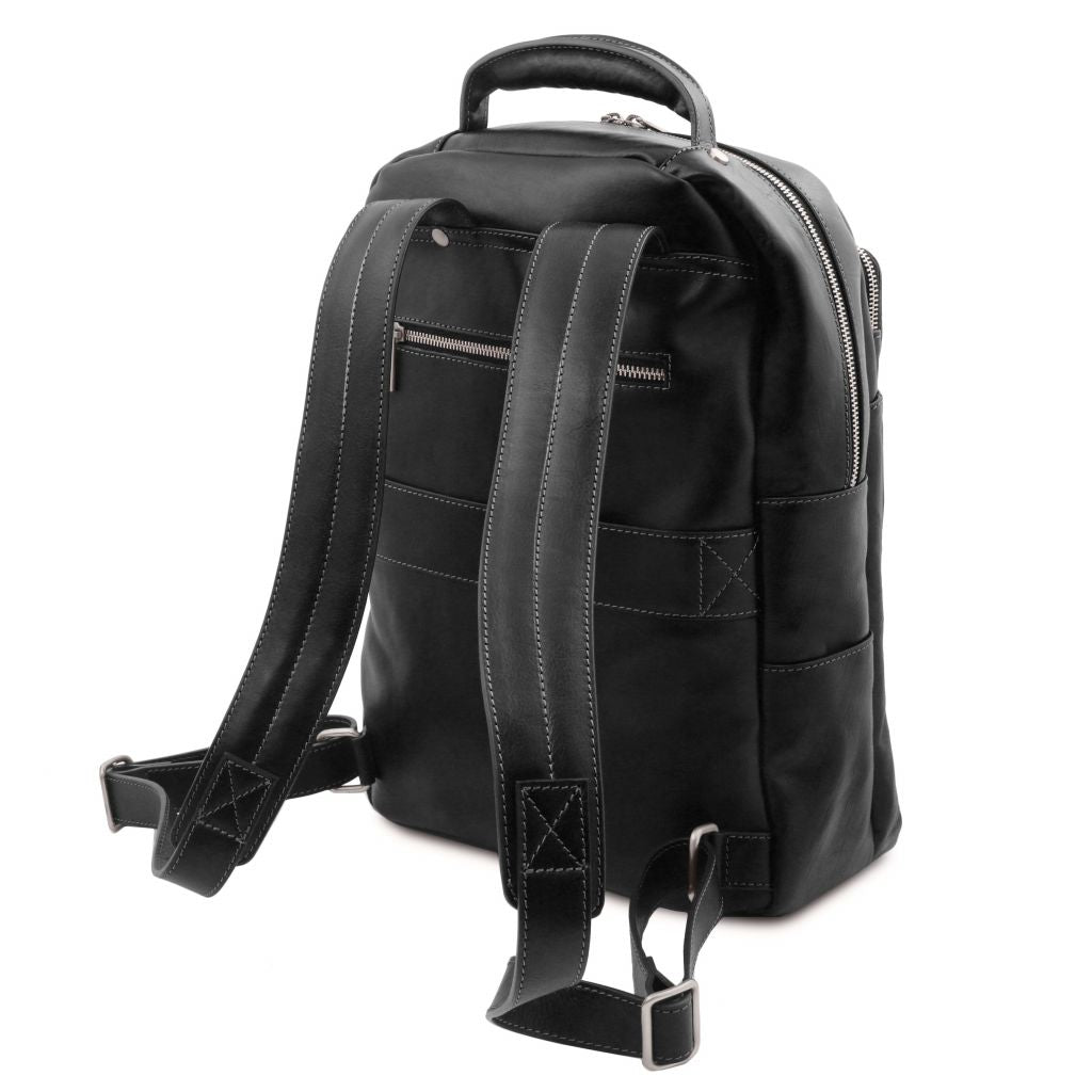 melbourne-leather-laptop-backpack-tl142205 - Musta - kuva 3