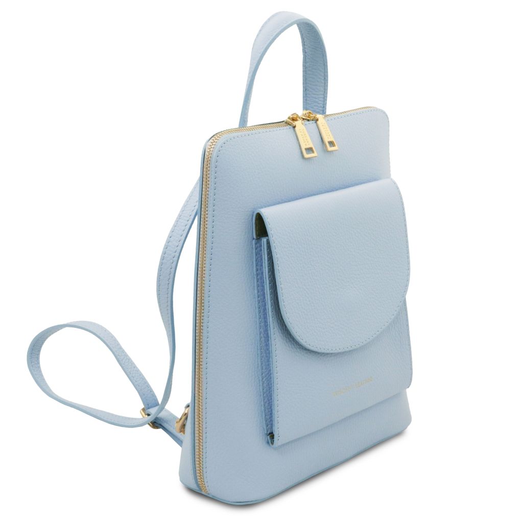 tl-bag-small-leather-backpack-for-women-tl142092 - Vaaleansininen - kuva 2
