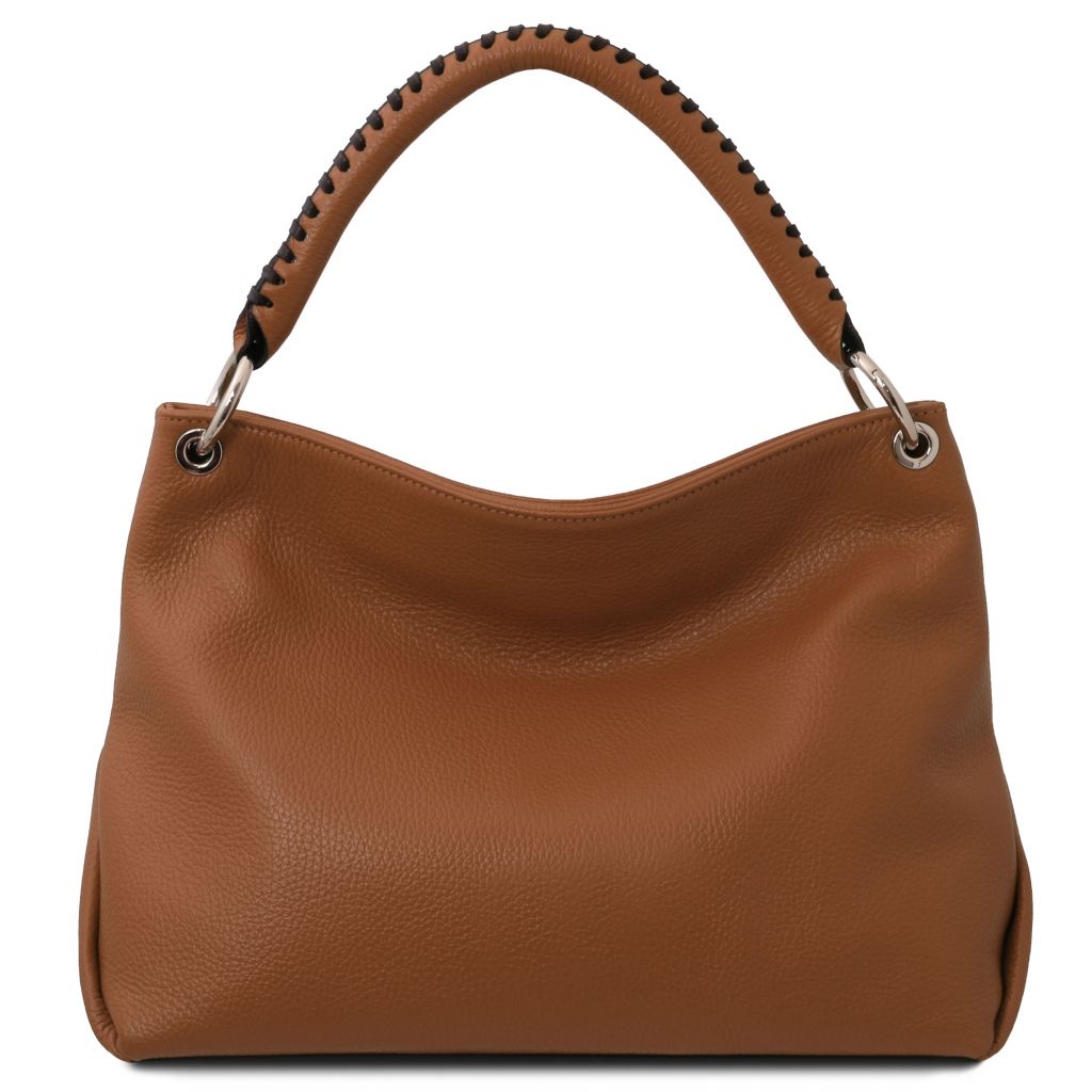 tl-bag-soft-leather-shoulder-bag-tl142087 - Konjakki - kuva 3