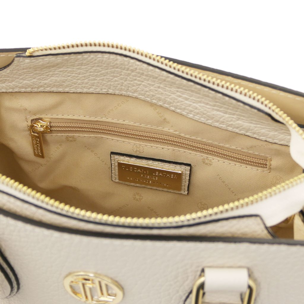 dama-leather-handbag-tl142565 - Beige - kuva 6