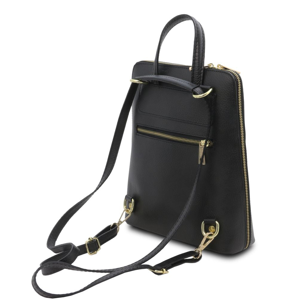 tl-bag-small-leather-backpack-for-women-tl142092 - Musta - kuva 3