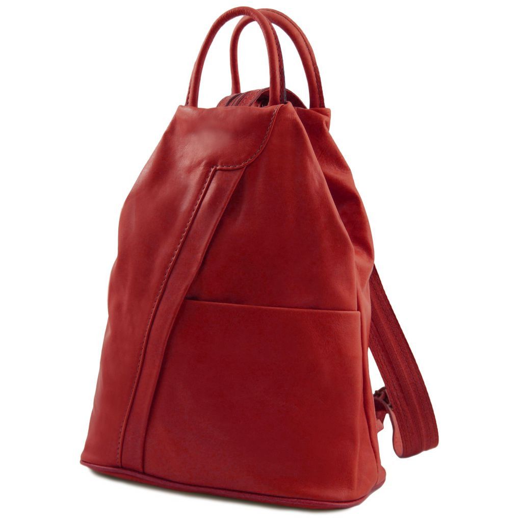shanghai-soft-leather-backpack-tl140963 - Punainen - kuva 2