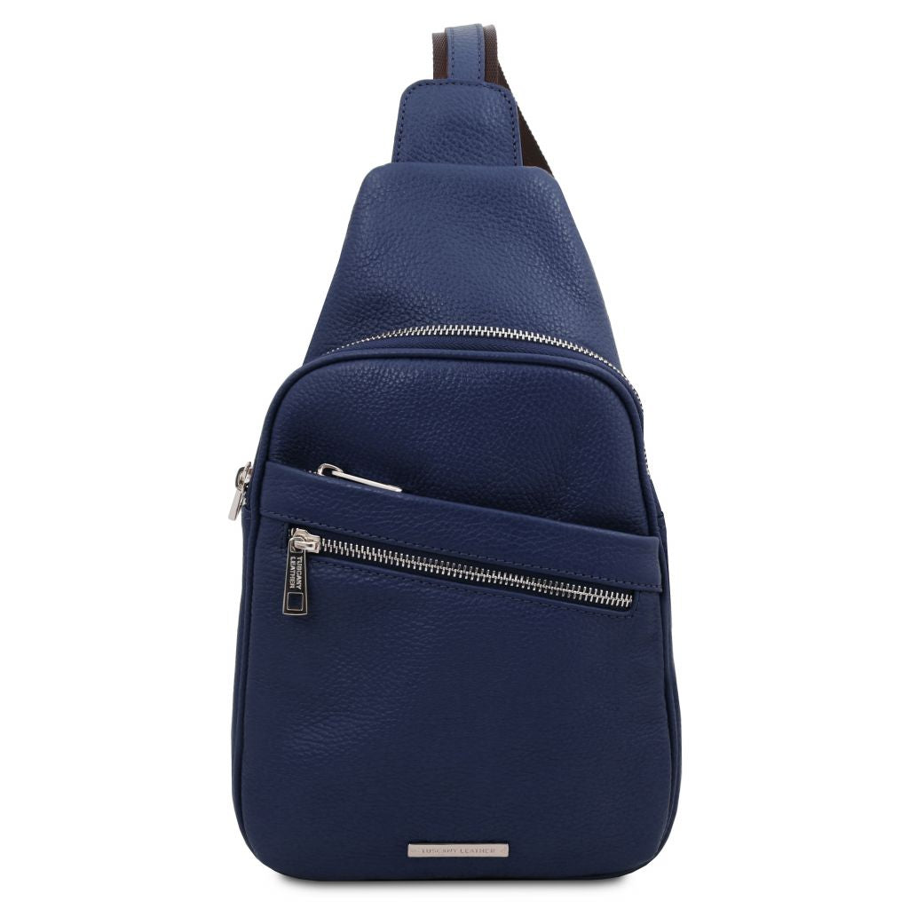albert-soft-leather-crossover-bag-tl142022 - Tummansininen