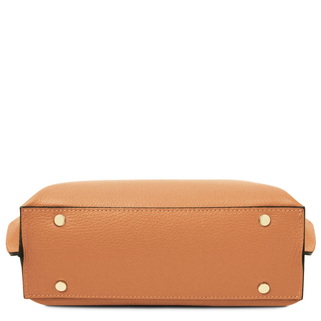 agatha-leather-handbag-tl142456 - Aprikoosi - kuva 4