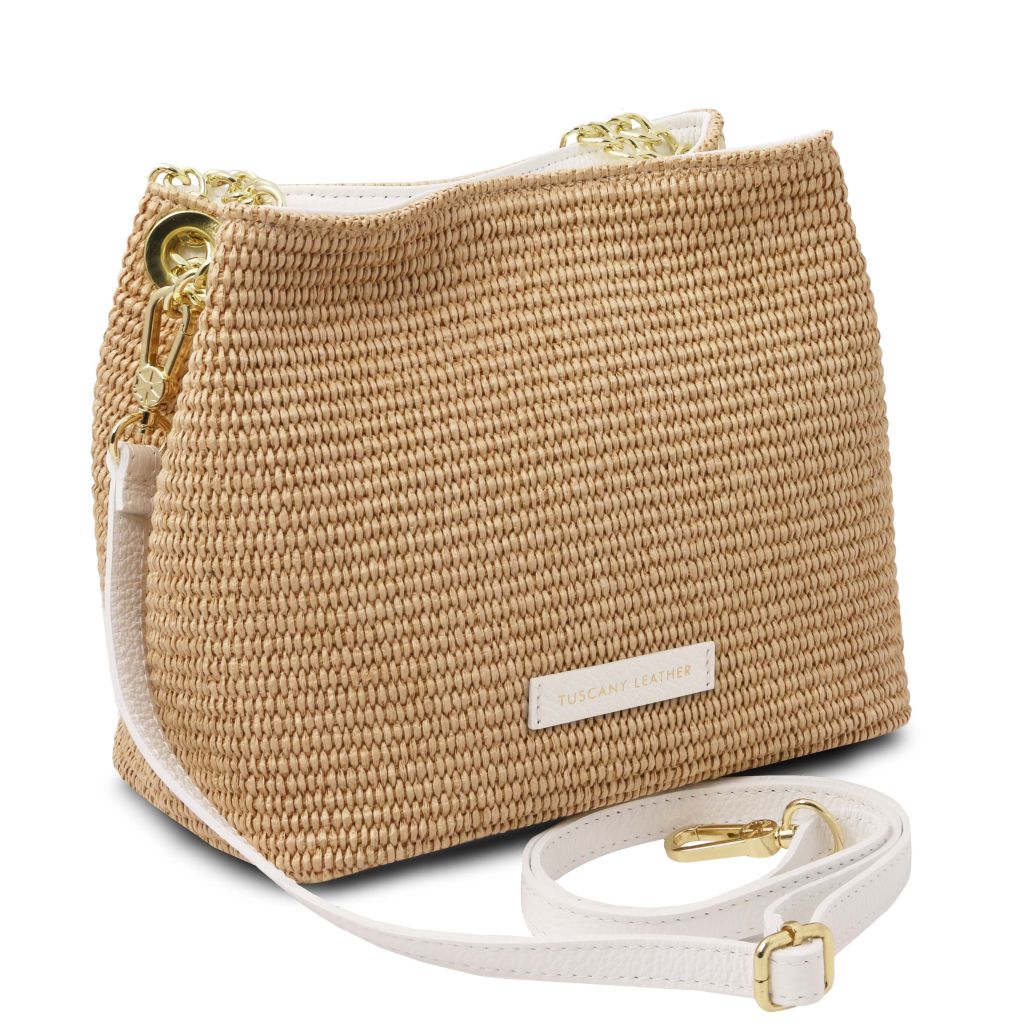 tl-bag-raffia-bucket-bag-tl142208 - Valkoinen - kuva 2