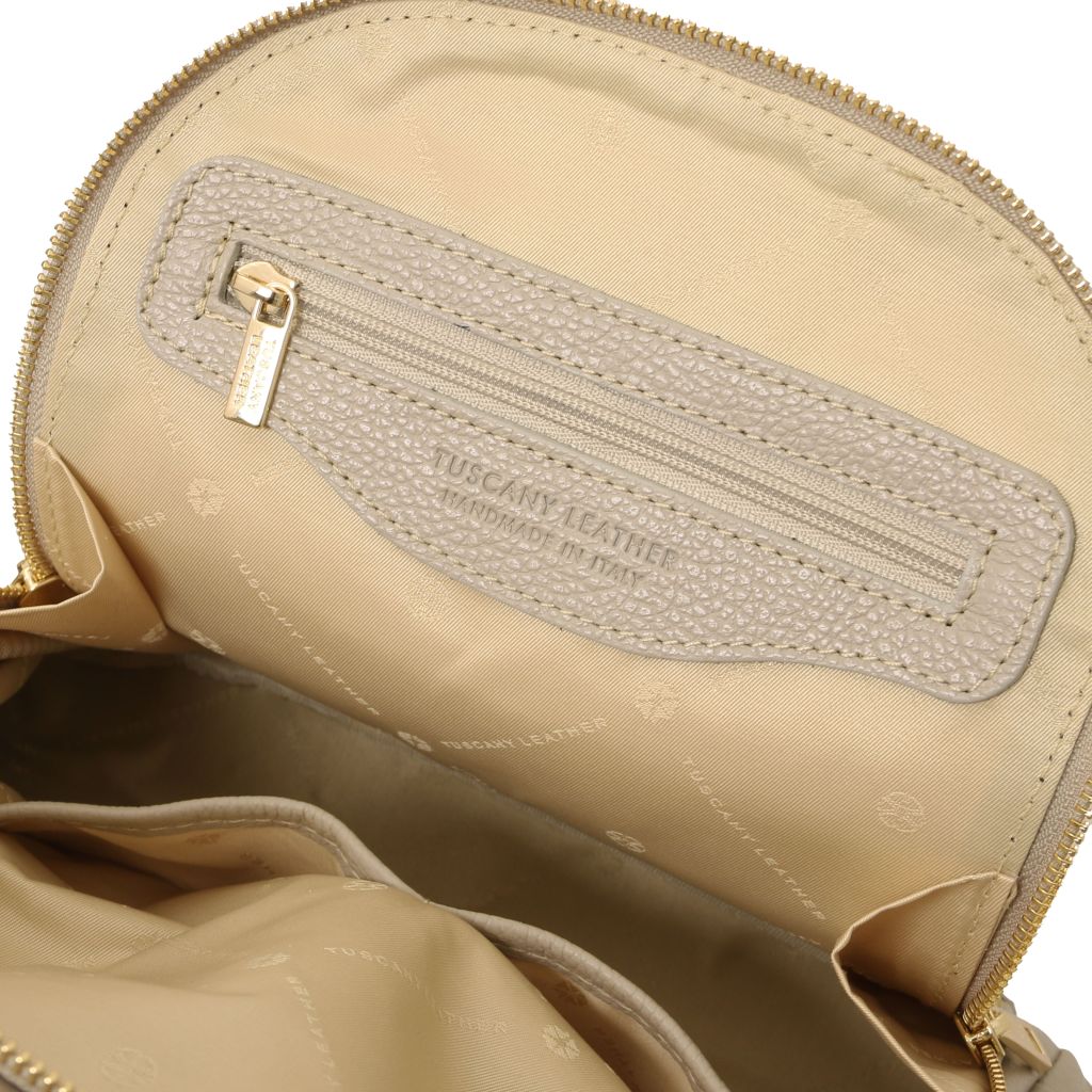 tl-bag-soft-leather-backpack-tl142138 - Vaalea taupe - kuva 5