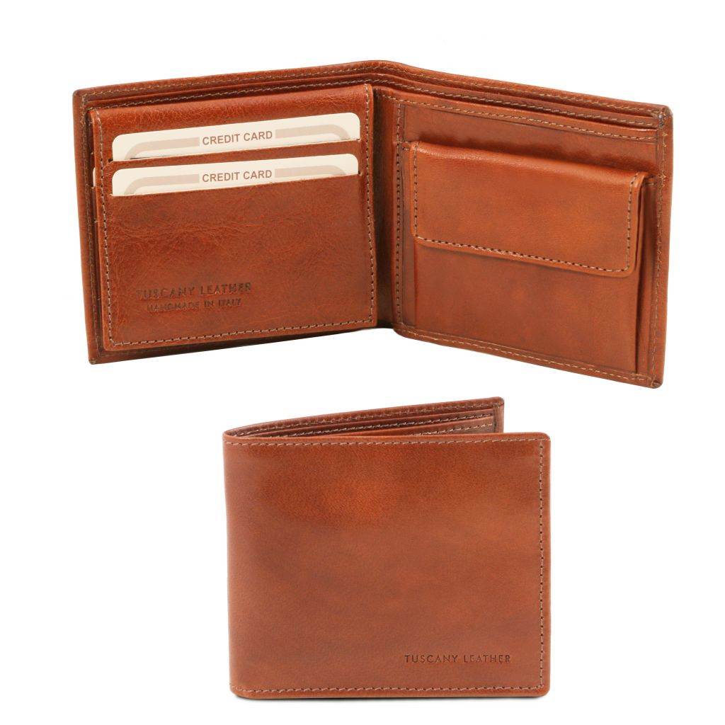 exclusive-3-fold-leather-wallet-for-men-with-coin-pocket-tl141377 - Hunaja
