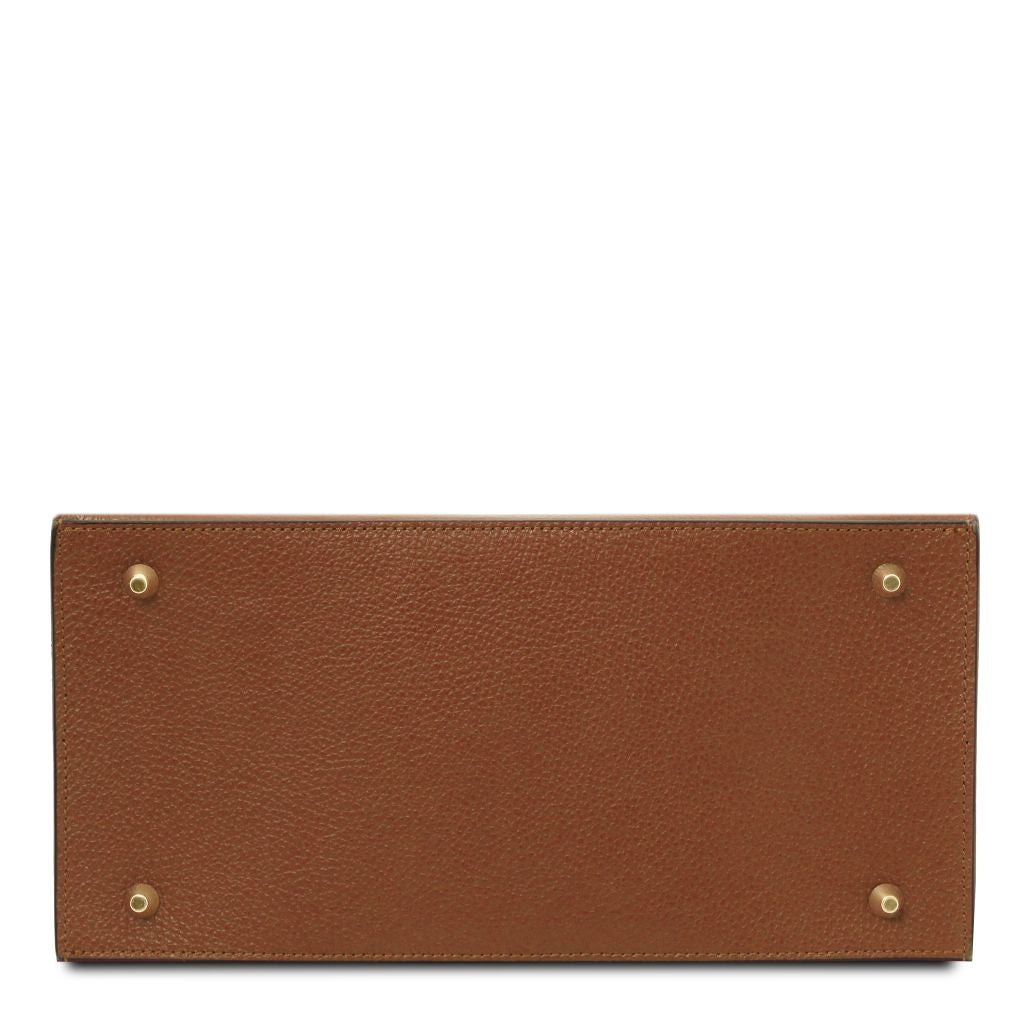 coccola-leather-handbag-tl142421 - Konjakki - kuva 4