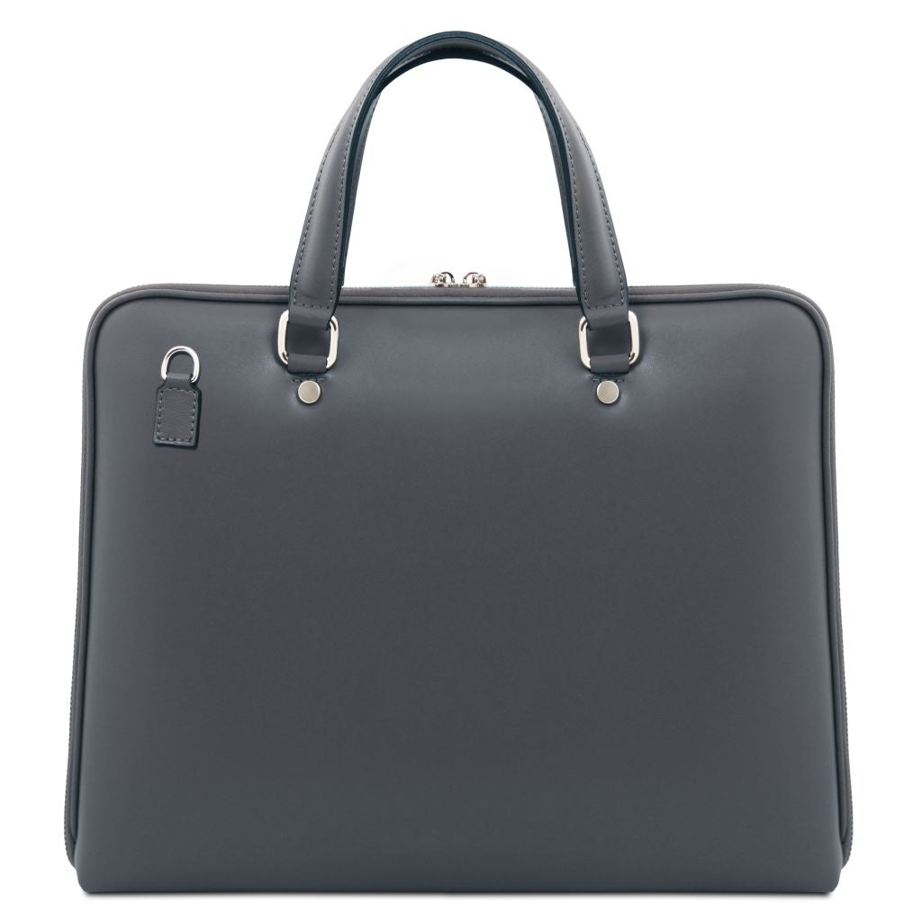 verona-saffiano-leather-business-bag-tl142547 - Harmaa - kuva 3