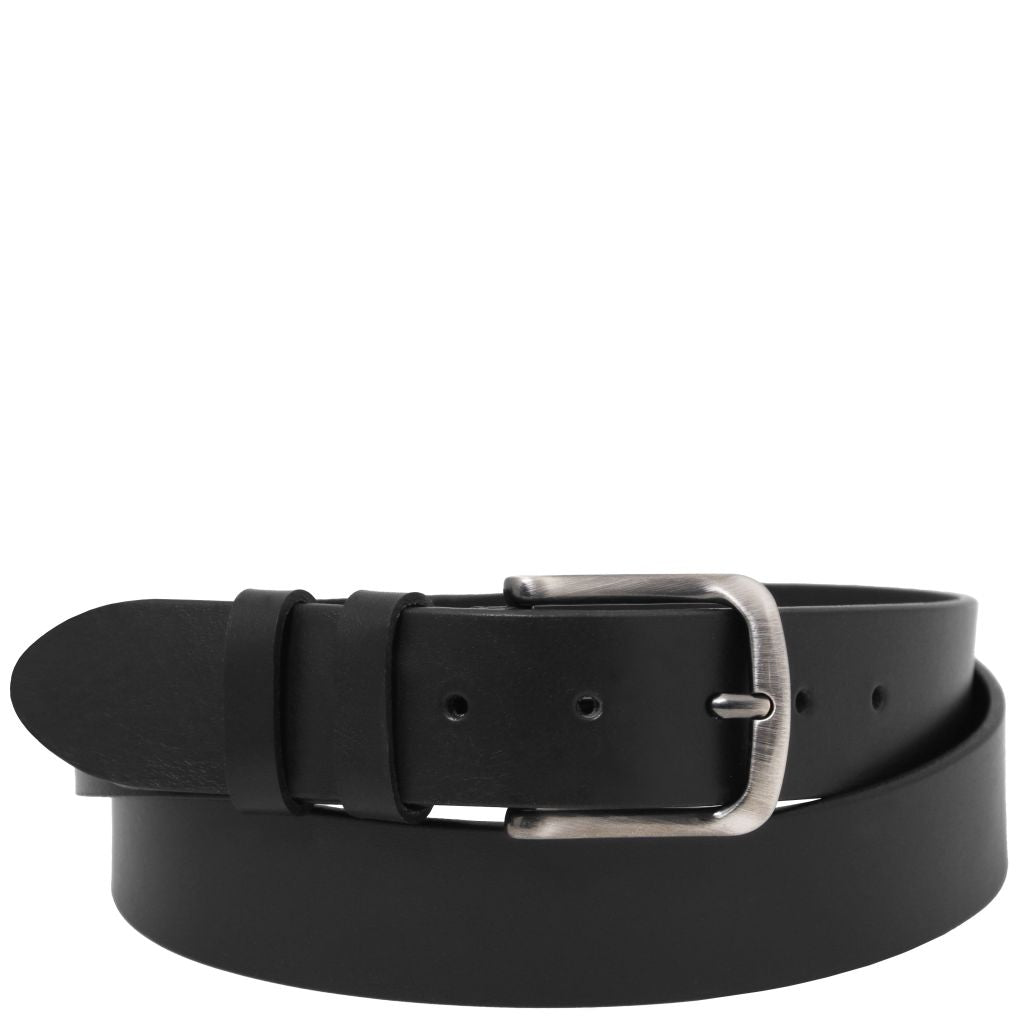 handcrafted-leather-belt-40mm-for-jeans-tl142527 - Musta
