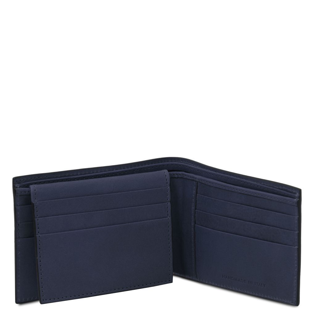exclusive-3-fold-leather-wallet-for-men-tl142589 - Tummansininen - kuva 2