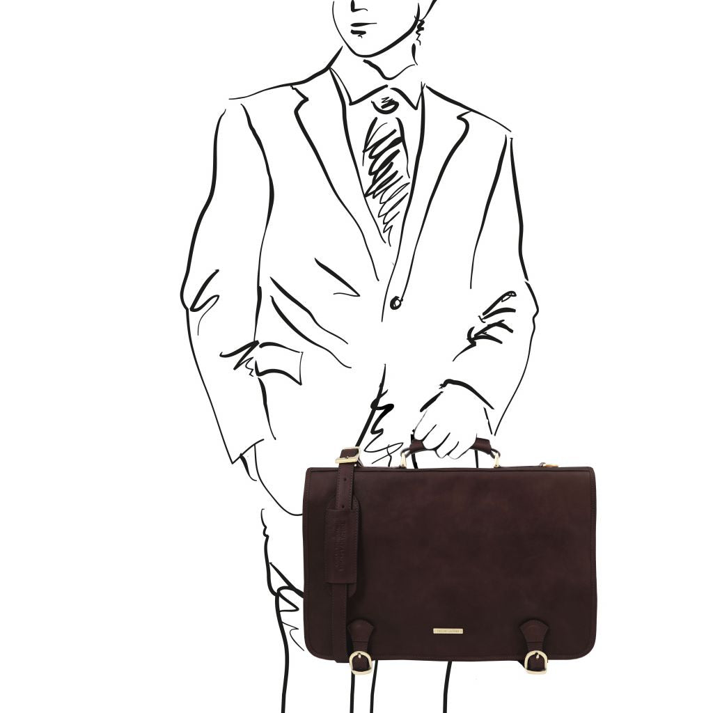 ancona-leather-messenger-bag-tl142073 - Tummanruskea - kuva 7