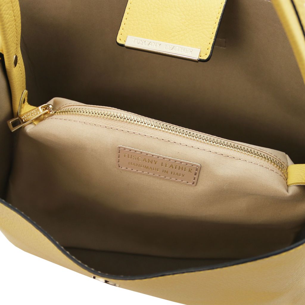 clio-leather-secchiello-bag-tl142356 - Pastellinkeltainen - kuva 5